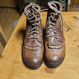 Justin Tan Leather Women's Leather Boots